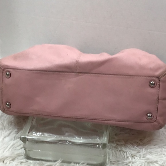 Coach Blush Pink Leather Soho pleated Shoulder Bag 13733 - Picture 9 of 15